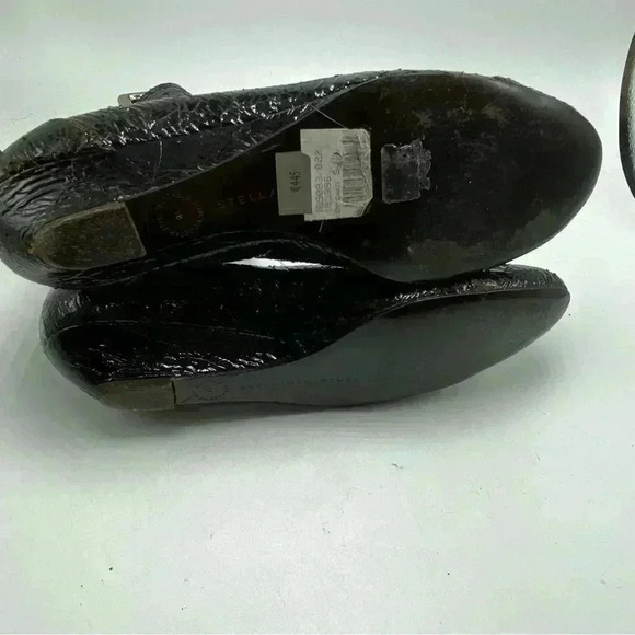 Stella McCartney wedge kitten heel ankle strap brown vegan balletcore - Picture 7 of 8